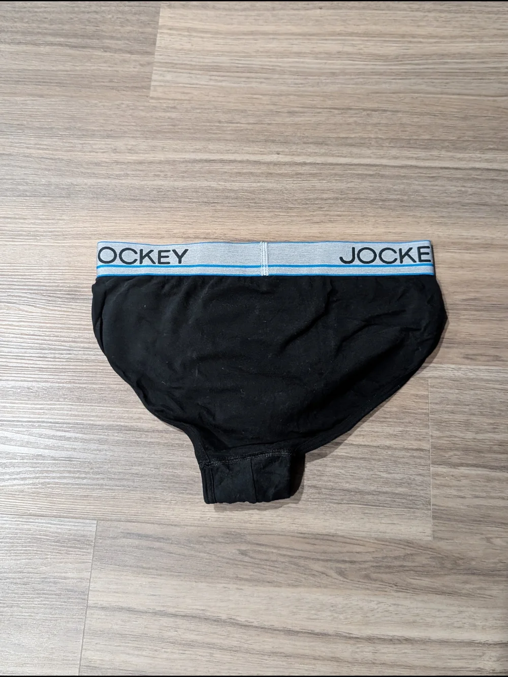 Jockey Men's Black Briefs with Contrast Waistband